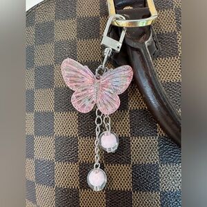 UNBRANDED BUTTERFLY BAG CHARM